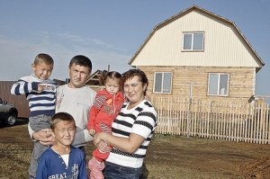 Семья Каюповых:  «Принимайте участие в программе  «Домокомплект» и живите в собственном доме!»
