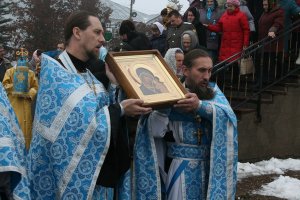 Божественную литургию  провёл епископ Николай