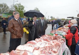 В Мелеузе в честь праздника Весны и Труда прошли митинг, праздничная ярмарка и концерт