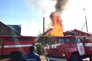 В Мелеузе сгорел жилой дом