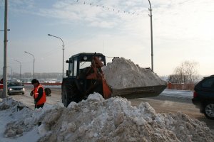 Коммунальные службы  несут свою вахту