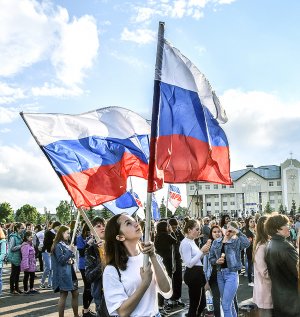 Объединяет нас всех  одно, мы - россияне!